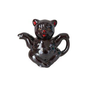 Vintage Bear Teapot Black Shafford